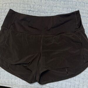 Women's Black Lulu 2.5 inch High Waisted Shorts